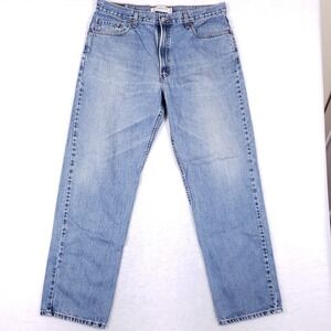 Levi's 550 Relaxed Fit Tapered Jeans 38x34 Light Wash